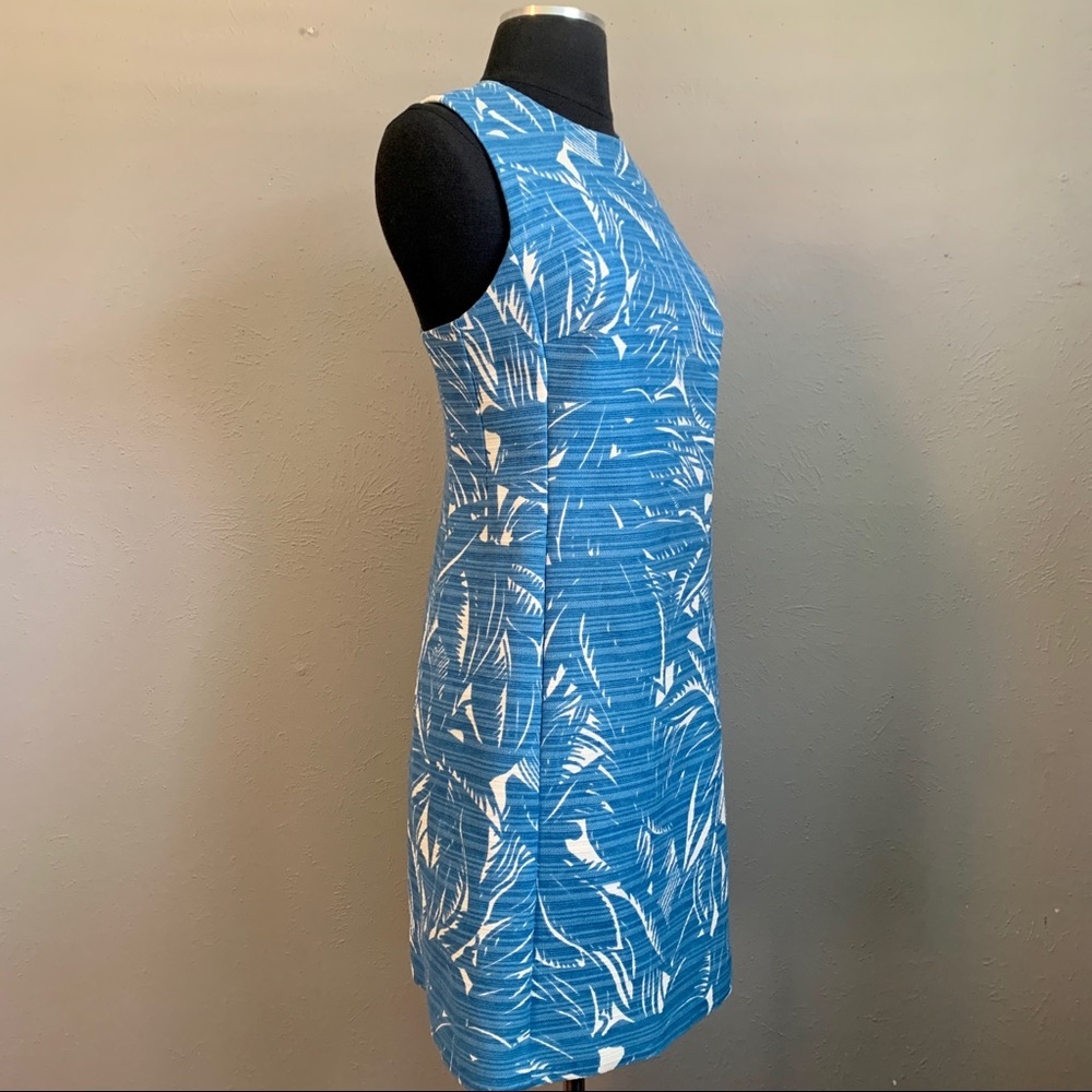 Tory Burch Gulf Shore Tabora Mini Blue Dress Size 2 - Picture 4 of 12